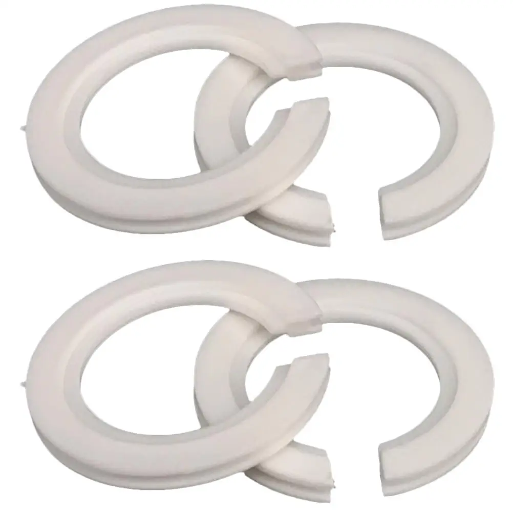 

4PCS E27 to E14 Lamp Shade Adapter White Plastic 45x29xH4MM Durable Safe Conversion Ring for Light Socket Base