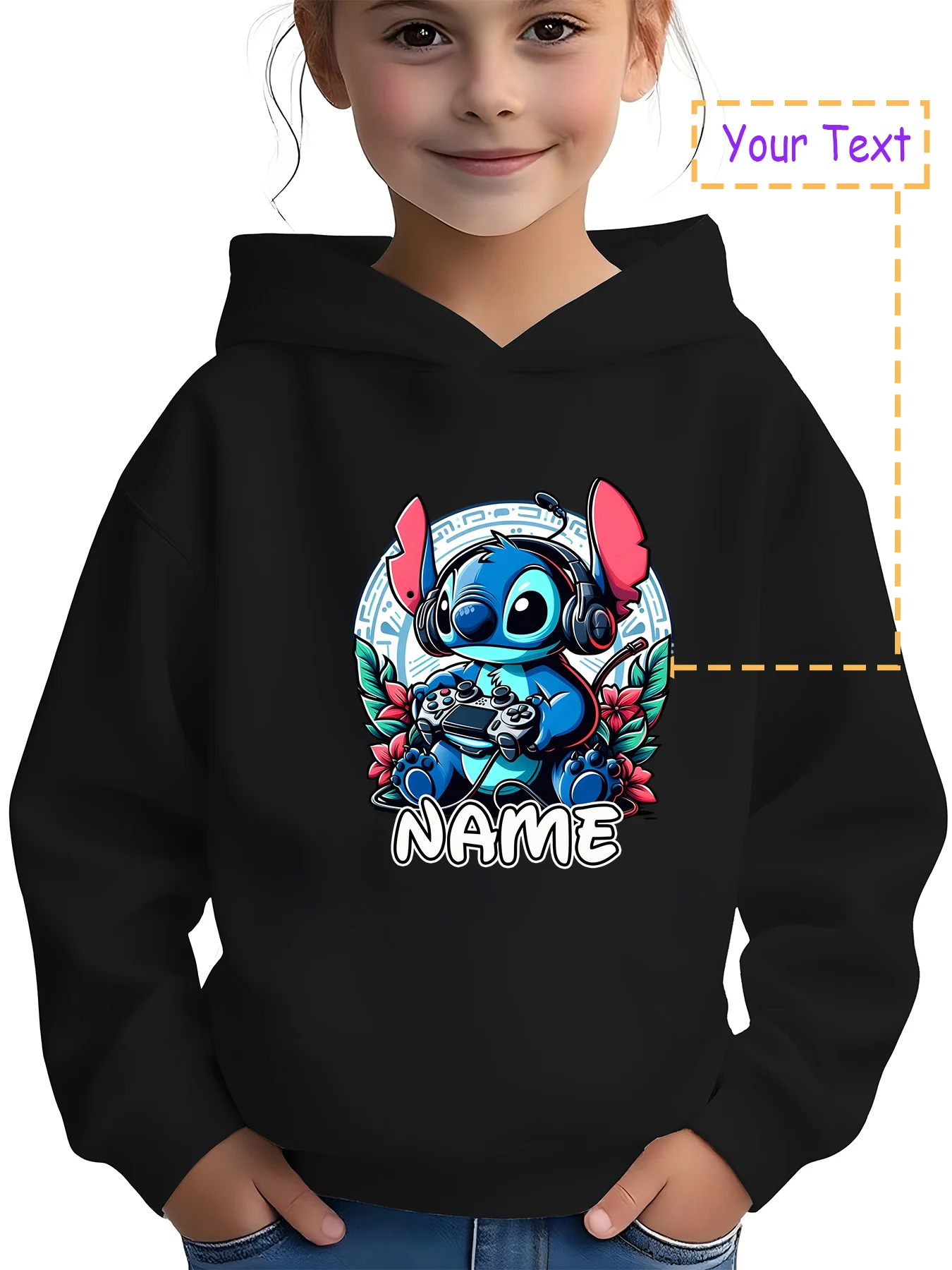 

MINISO Disney Seven Dwarfs Hoodie - Dwarf stacking design, suitable for fairy tale theme parties and daily wear, fun prints, sta