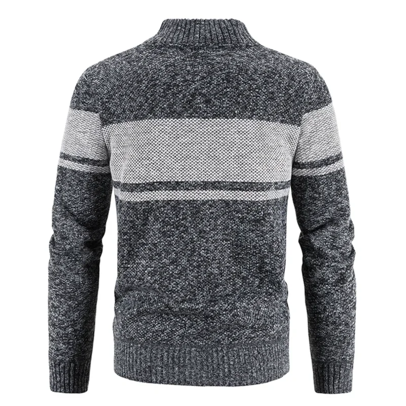 2024 Winter New Mens Turtleneck Sweater Men Knitting Pullovers Rollneck Knitted Cashmere Warm Men Jumper Slim Fit Casual Sweater