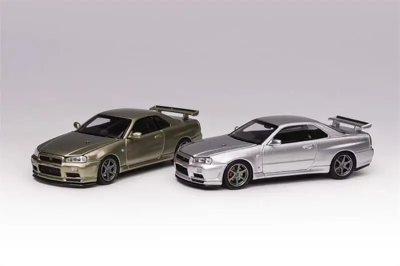 **Pre-Order** Motorhelix MH 1:64 Skyline GT-R Mk5 R34 V-SPEC-II limited799 Diecast Model Car