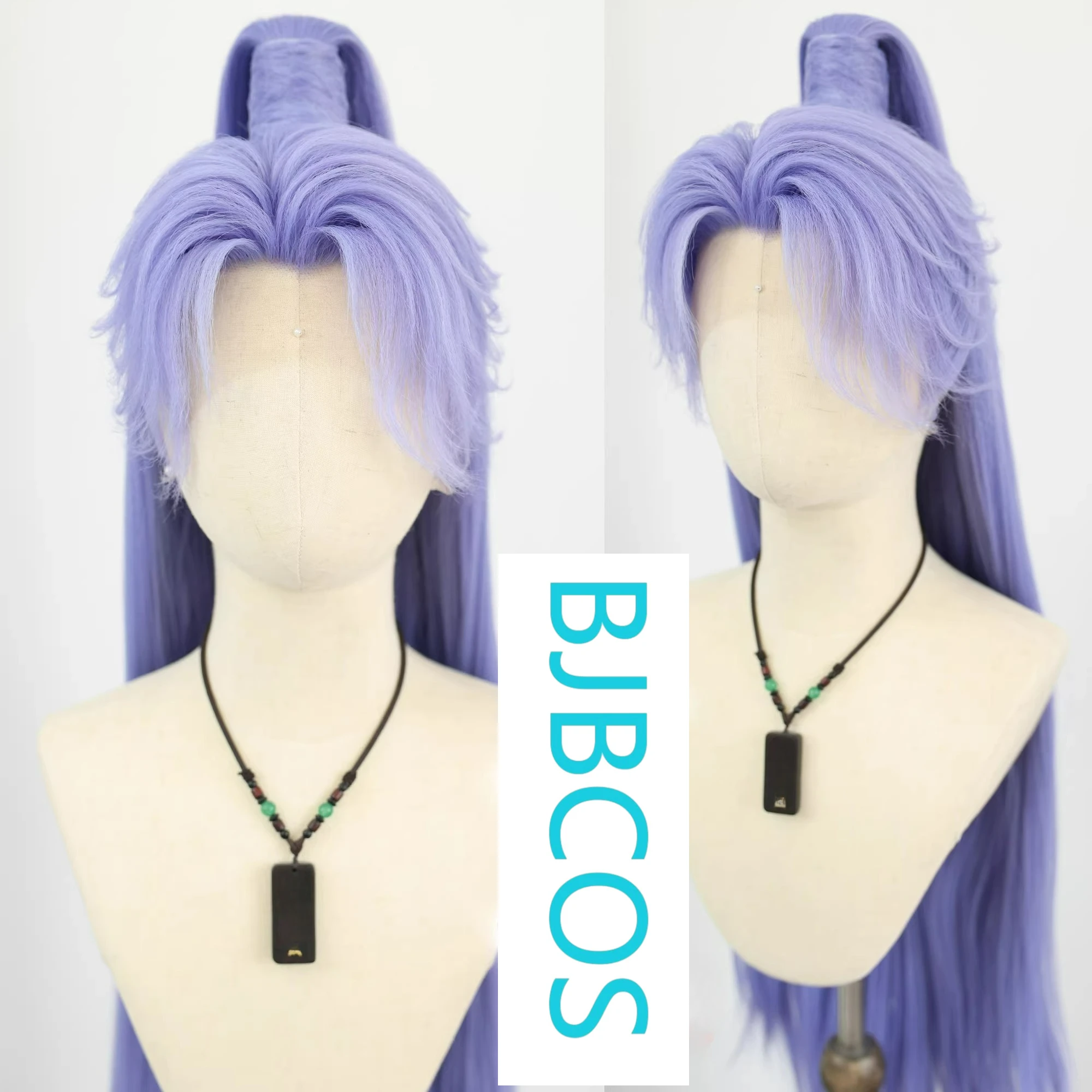 

[Styled Wig]Youth Hanfu Male Front Lace Beauty Sharp Lace Front Wig Wig Set Ao Bing NPC Versatile Ancient Costume COS