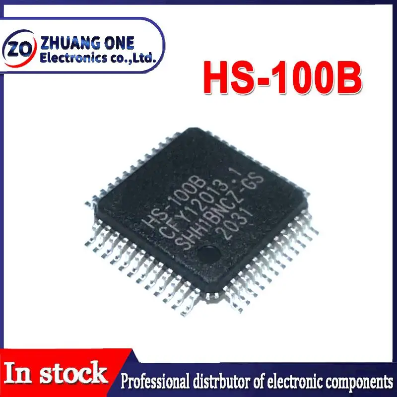 チップセット100% 新品HS-100B HS-100 qfp48 hs100b 1-10個