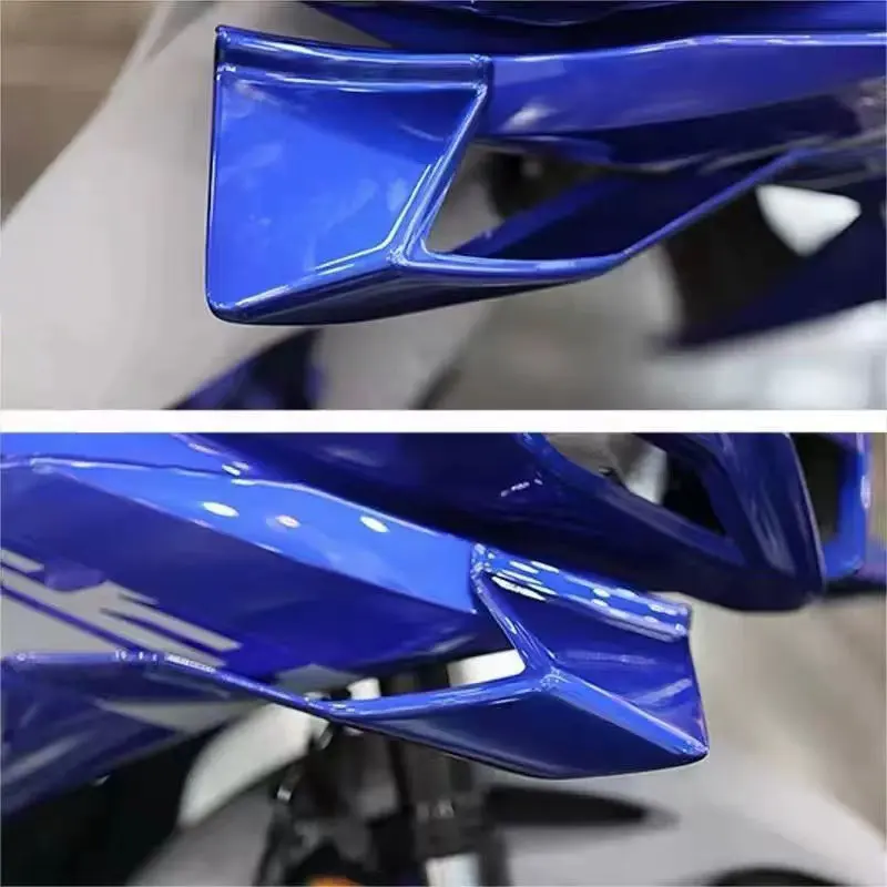 For Yamaha YZF R25 R3 2019 -2024 Motorcycle Mirrors Winglets Aerodynamic Wind Side Wings Spoiler Fairing Front Pneumatic Fairing