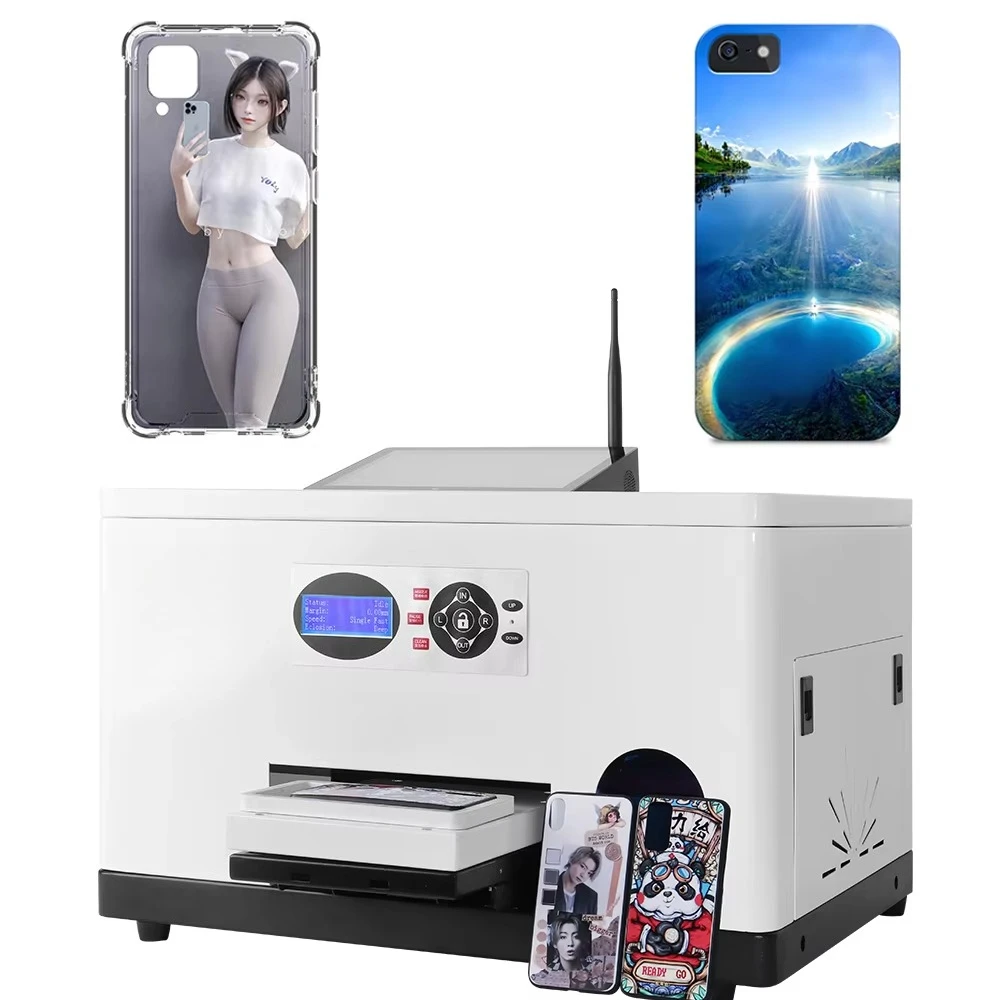 ✓For Refinecolor Phone  Printer XP600 I1600 UV Printing Machine With H5 Web App Customize Mobile Cover iPhone Samsung All Brand*