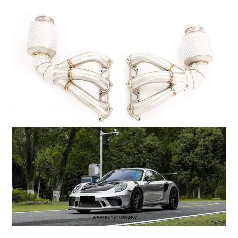 New for 911 991GT3RS High-quality Stainless Steel Exhaust Straight Pipe Head Supports Customization Easy Installation