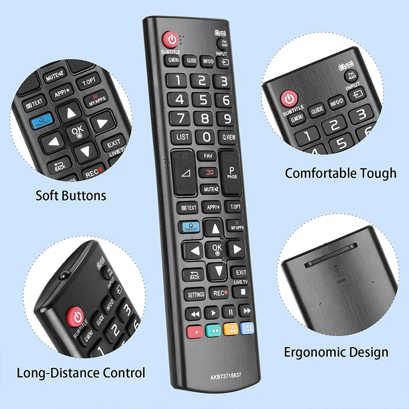 AKB73715637 Remote Control For LG Smart TV 27MT93V 27MT93S 32LA64 32LN570R 32LN575S 39LN575S 42LN570S 42LN575S 42LN613S 47LN575S