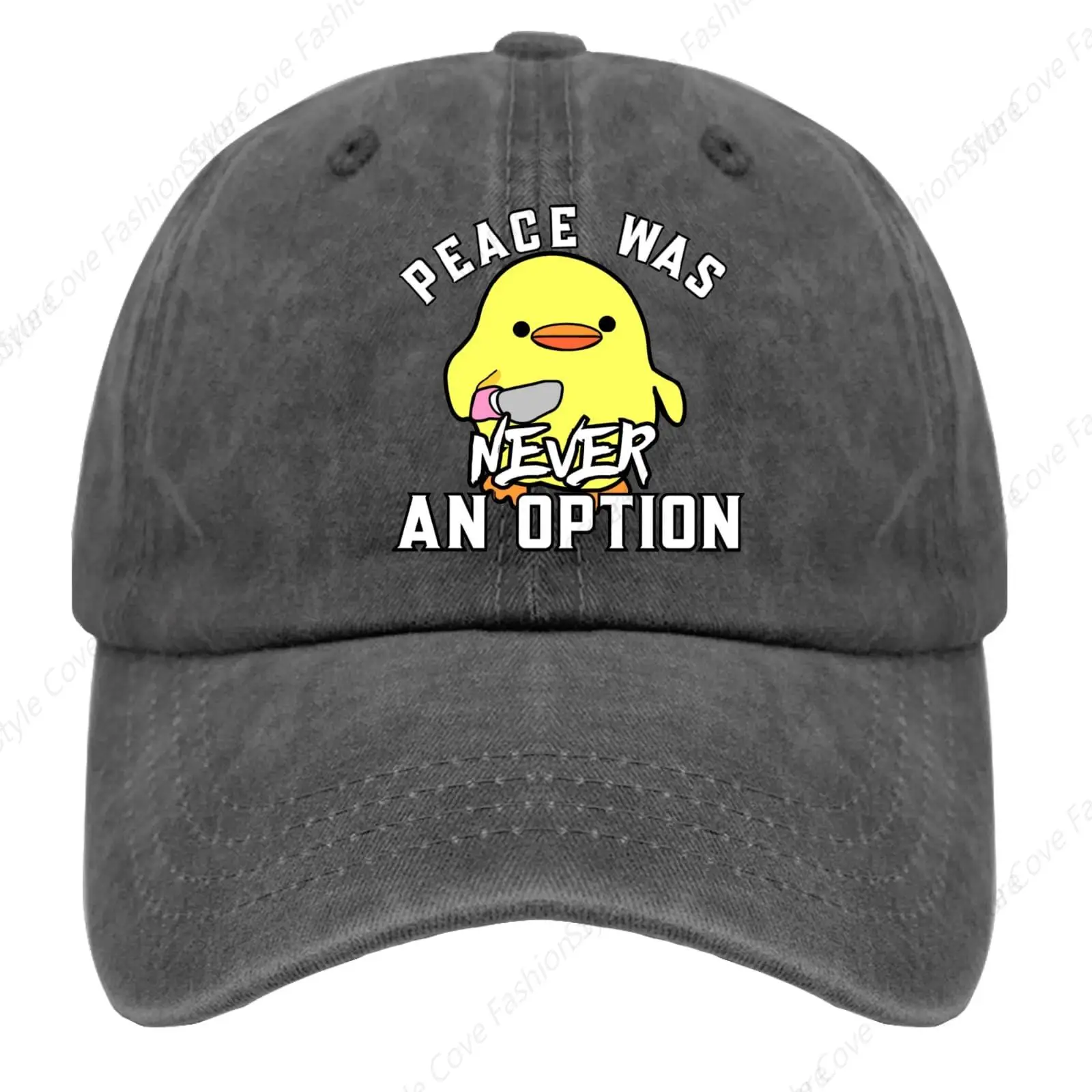 

Peace Was Never An Option Trucker Hat Pure Cotton Baseball Cap Fashion Adult Snapback Cap Men Women Four Seasons Adjustable Hat