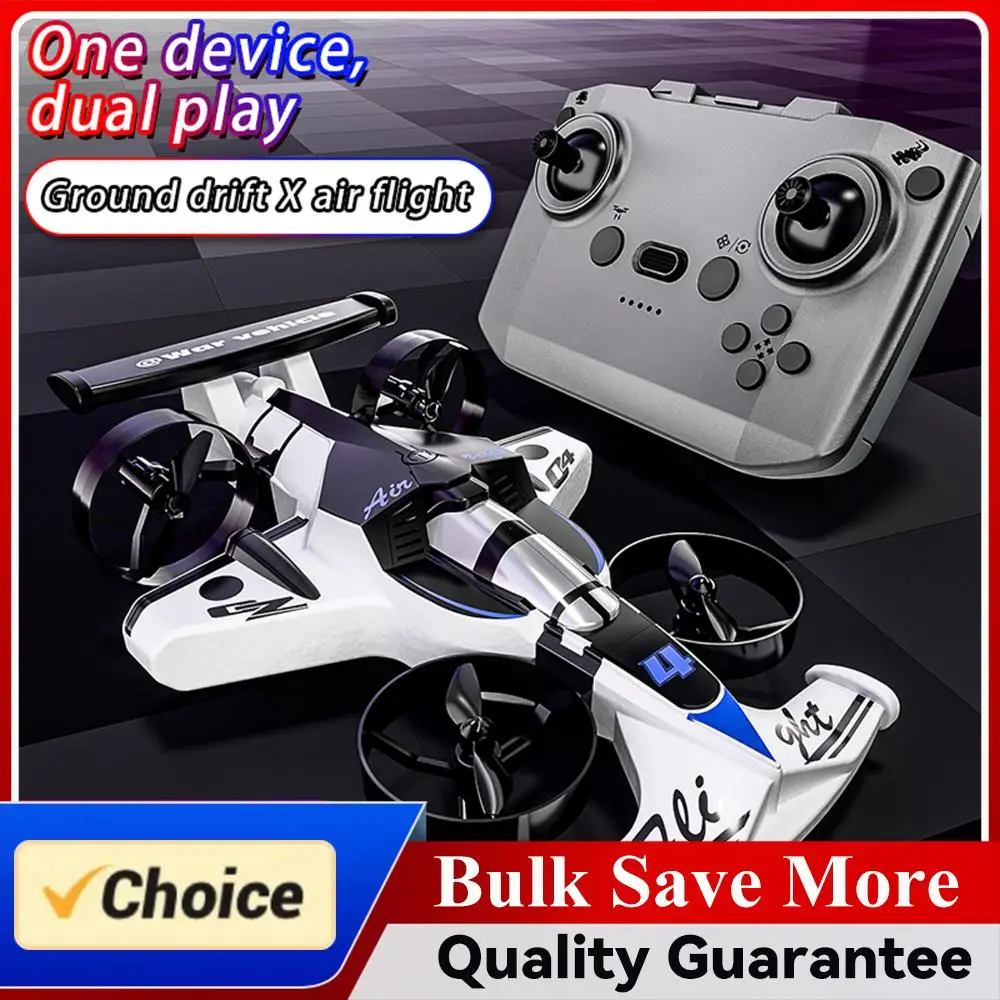 

CZ04 Rc Aircraft Amphibious Remote Control Drift Car 360° Roll Headless Mode Land and Air Experience Speed and Excitement Plane