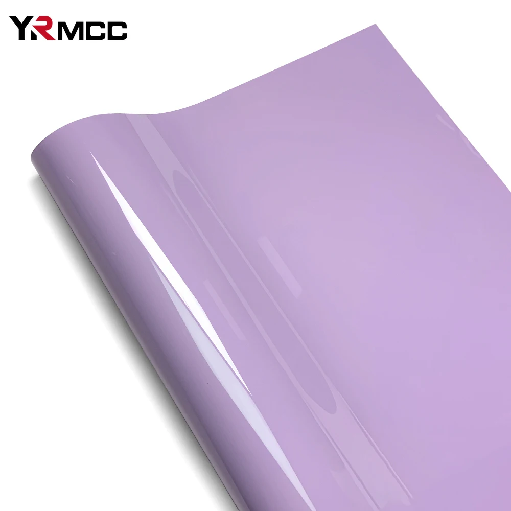 Car Sticker Pastel Lilac Vinyl Wrap Films Adhesive Auto Body Decoration Sticker DIY Waterproof Decal for Cars BMW Accessories