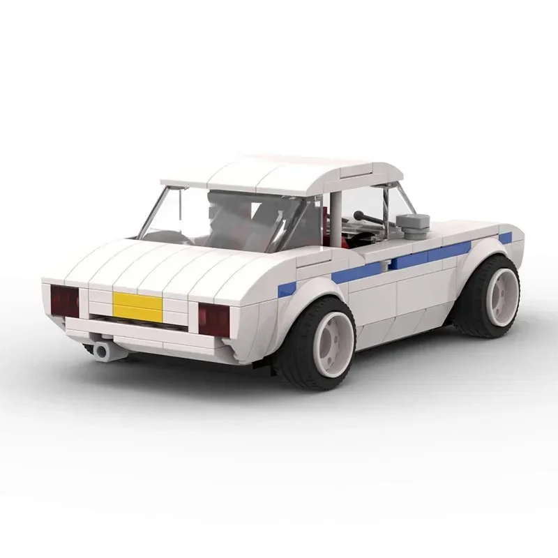 Moc Mk1 Escort Bouwstenen Snelheid Kampioenen Super Sportwagen Auto 'S Bakstenen Set Diy Model Assemblage Speelgoed Voor Kinderen Jongen Cadeau