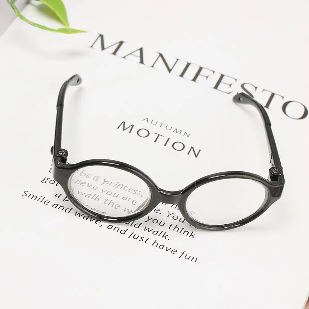 

Красочная одежда подходит для 18-дюймовых миниатюрных очков с прозрачными линзами и круглой оправой, очки