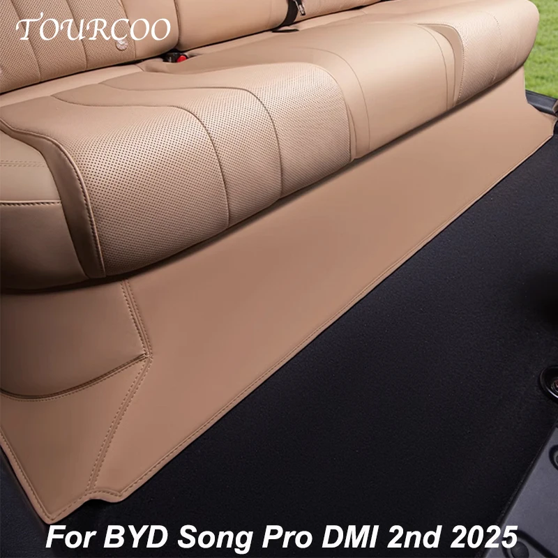 

Для BYD Song Pro DMI 2nd 2025 нижний защитный коврик на заднее сиденье кожаный протектор аксессуары для интерьера
