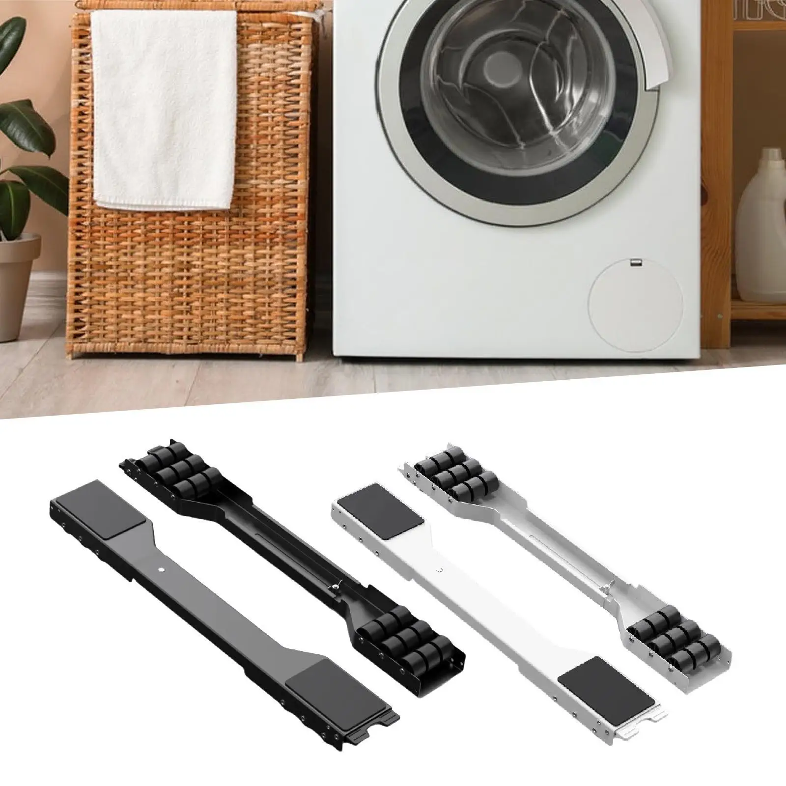 

Washing Machine Movers Sliders,Adjustable Universal Noise Reduction Movable