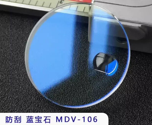 MDV-106 32.7mm Blue AR Coating Flat Sapphire with Date Magnifier