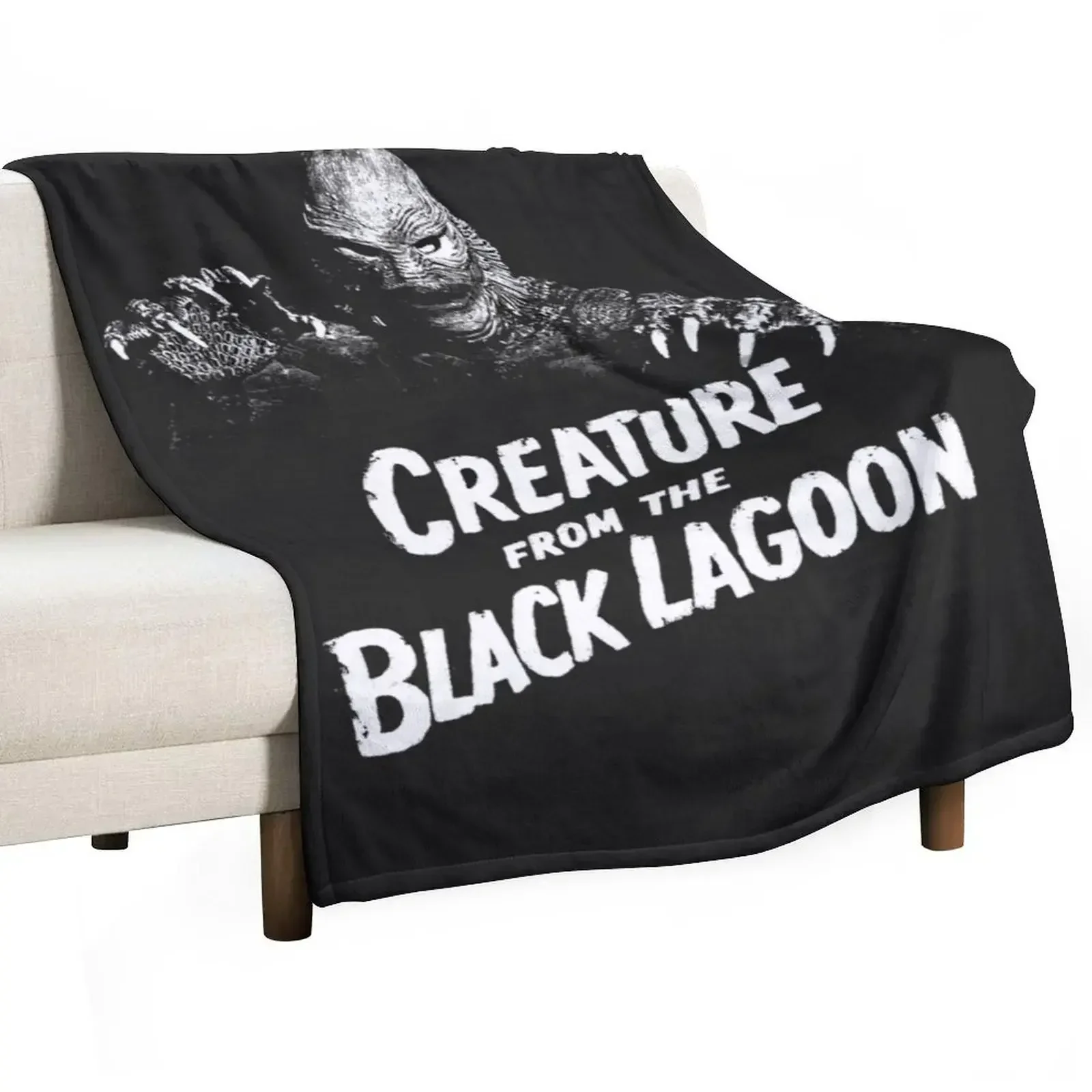 

Creature from the Black Lagoon Throw Blanket Plaid on the sofa Moving Tourist Decorative Sofas Blankets