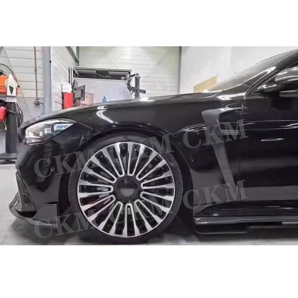 

Carbon Fiber Front Bumper Lip Spoiler Rear Diffuser Side Skirts FRP Body Kits for Benz S Class W223 S450 S500 Sport 2021-2023