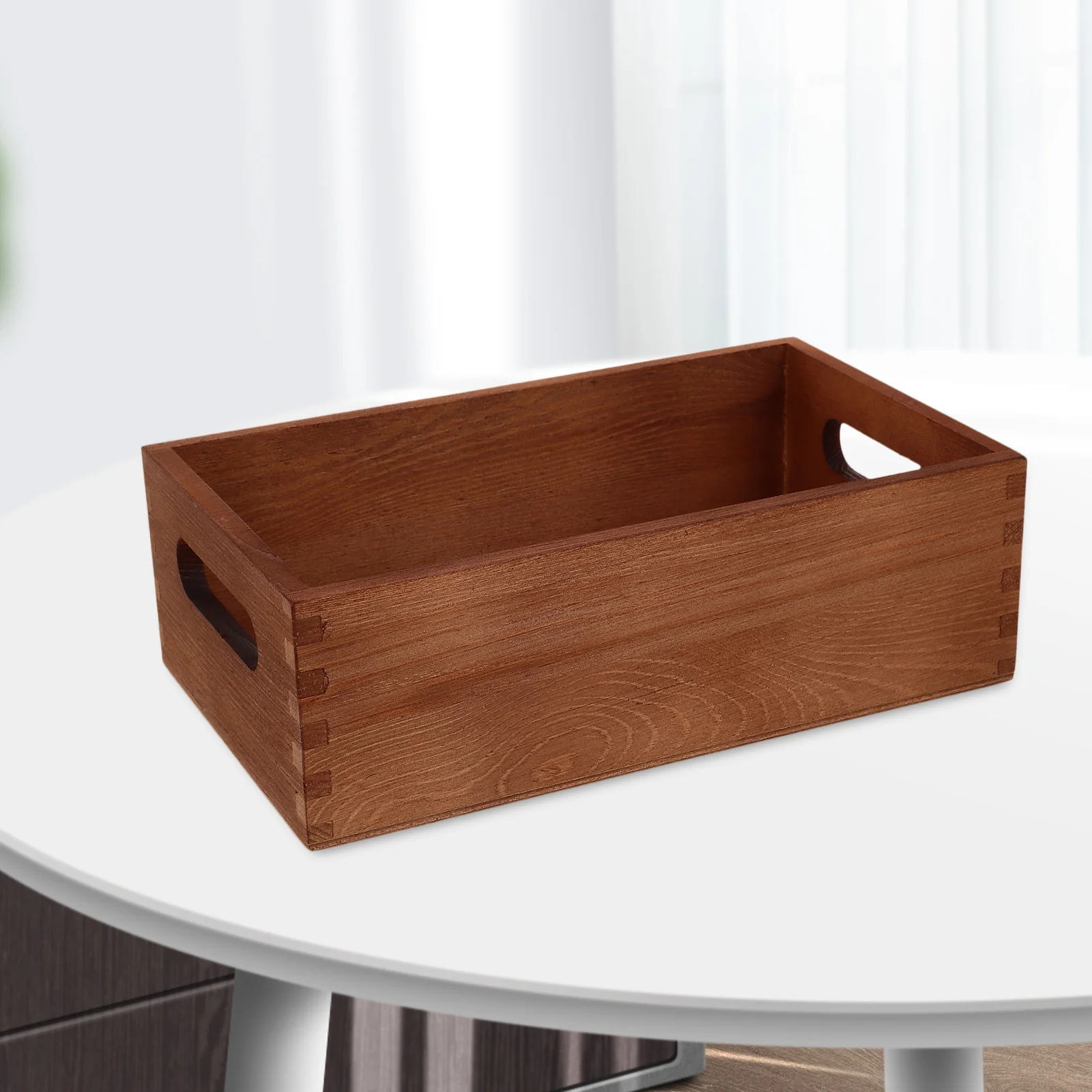 

Storage Bins Crates Wooden Box Boxes For Office Organizer Room Sundries Container Child