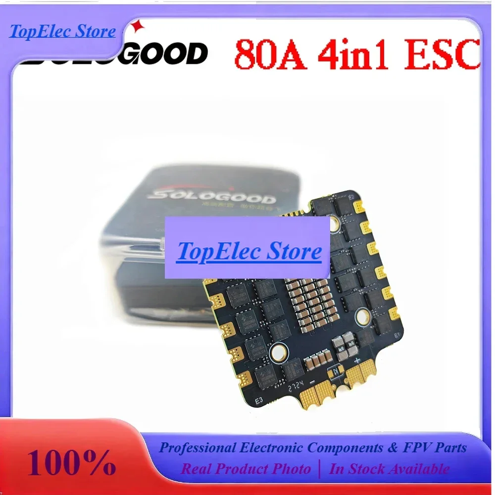ToPssSoloGood 80A 4in1 BLS 8-bit 3-8S ESC For 13 Inch FPV Freestyle Drone