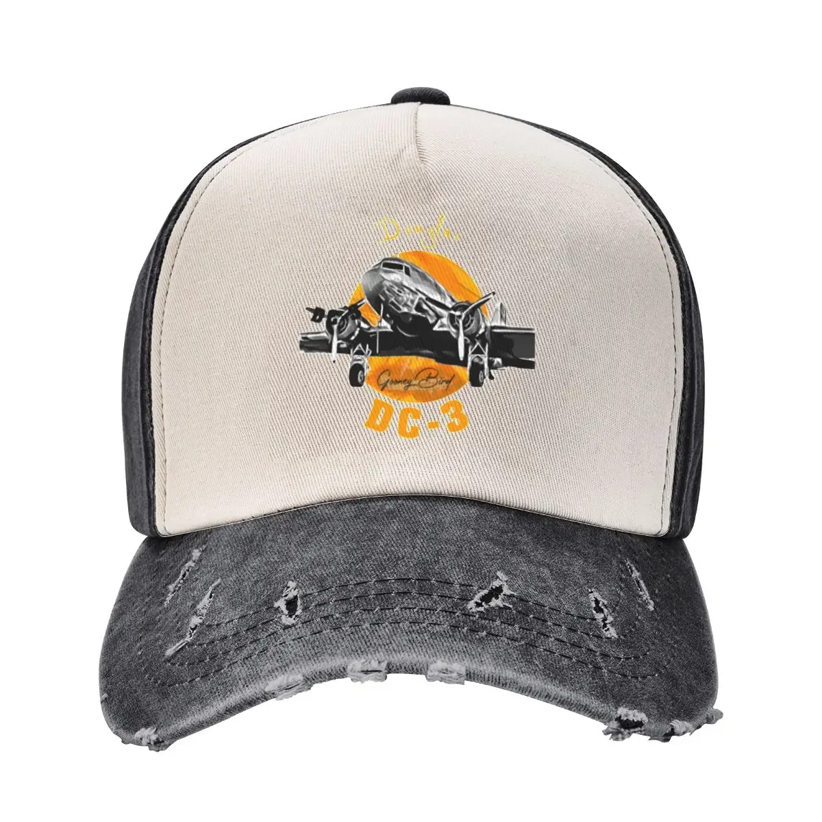 McDonnell Douglas DC-3 C-47 American Vintage Military Civil Airplane Baseball Cap summer hat Beach tea Hat Anime For Women Men's