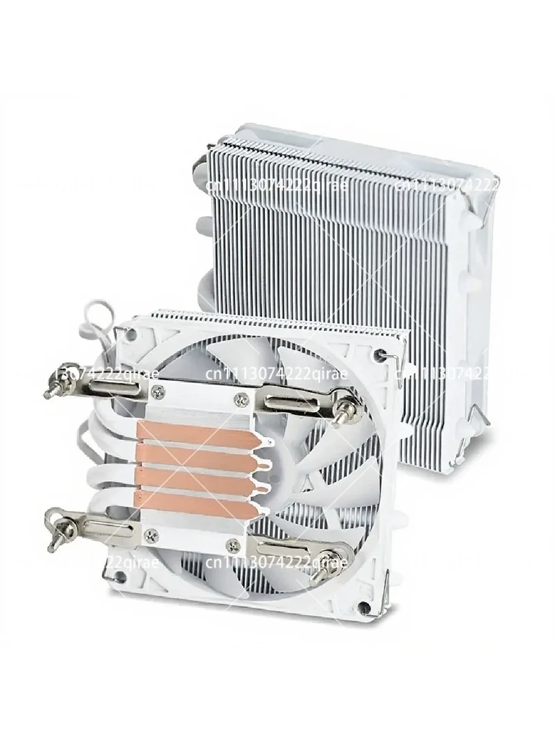 Ultra-Thin Low Profile CPU Cooler 39mm Height 4 Heat Pipes PWM Fan for LGA1700/1200/115X Mini ITX