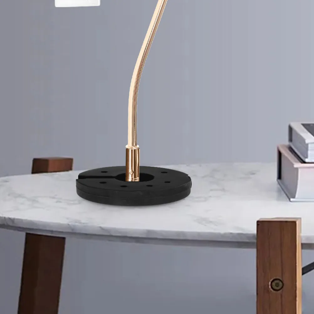 

2Pcs Weighted Floor Lamp Base Strong Plastic Table Lamp Chassis for DIY Light Stand Stable Living Room Lighting Fixture