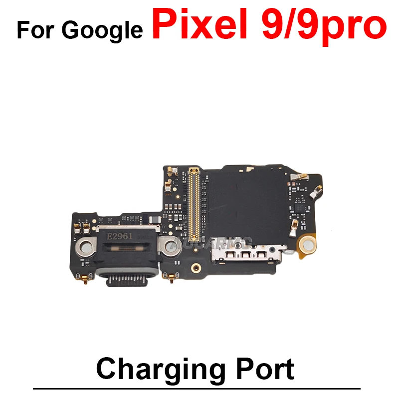 SIM Card Tray Reader Holder Charging Port Flex Cable Repair Part For Google Pixel 9 10 Pro Fold 10Pro XL 9Pro XL Fold1 Fold2