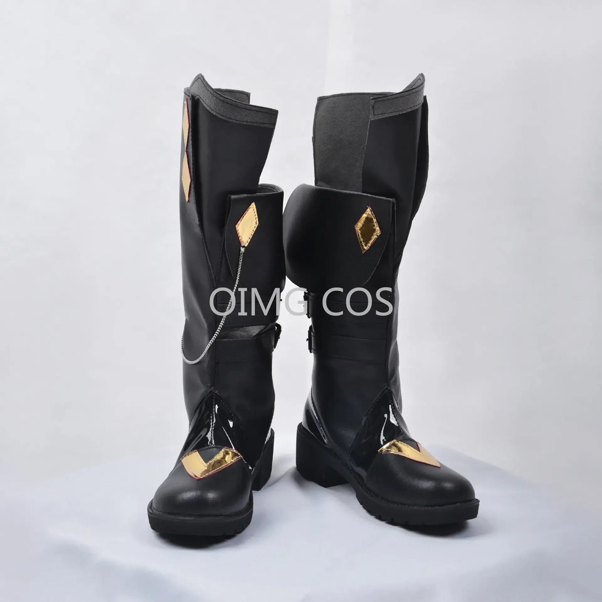 Genshin Impact Tartaglia-zapatos de Cosplay estilo Anime chino para Halloween para mujer, accesorios de juego de rol