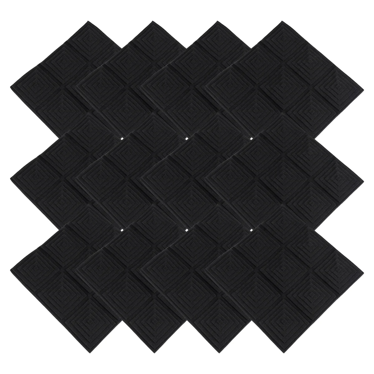 

12 шт. панель из акустического пенопласта, звукоизоляционная пенопластовая панель, коврик для шумоподавления, для домашней спальни музыкальной студии и т. д., 5X30X30 см