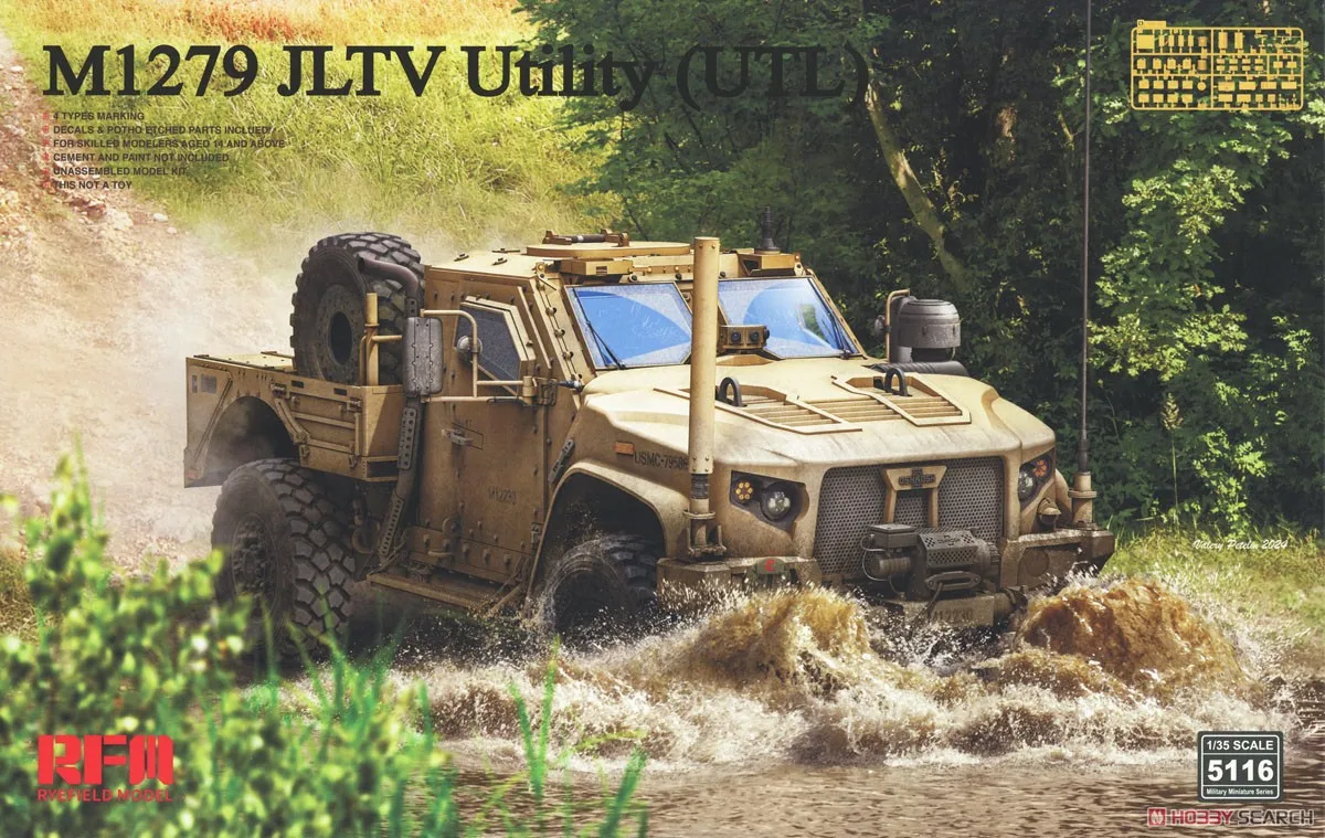 RYEFIELD Lightning Protection Vehicle, veículo utilitário americano M1279 JLTV, 5116, 1:35, UTL