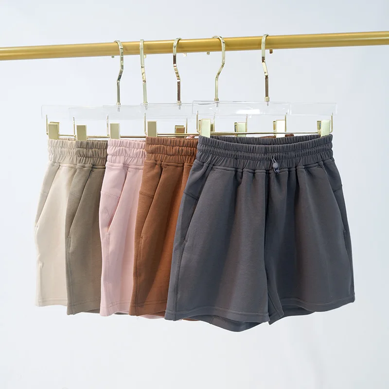 Women Sports Airy Quick Dry Shorts Sports Casual Drawstring Comfortable High Waist Loose Fit Yoga Shorts for Yoga and Gym