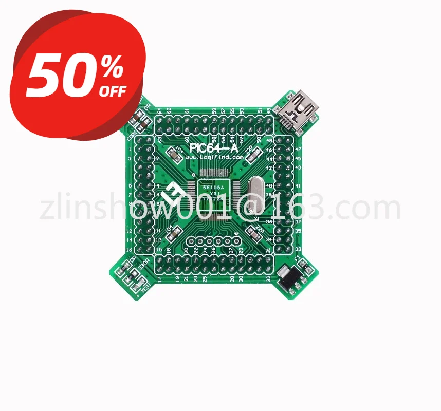 dsPIC PIC32 PIC24 microcontroller core board, 64/80/100-pin semi-finished products without microcontrollers