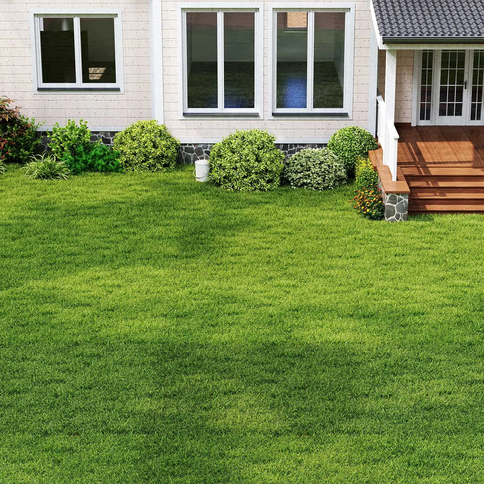 5 x 8 FT Artificial Grass Turf w/ Drainage Holes Nonslip Bottom 60 OZ Heavy