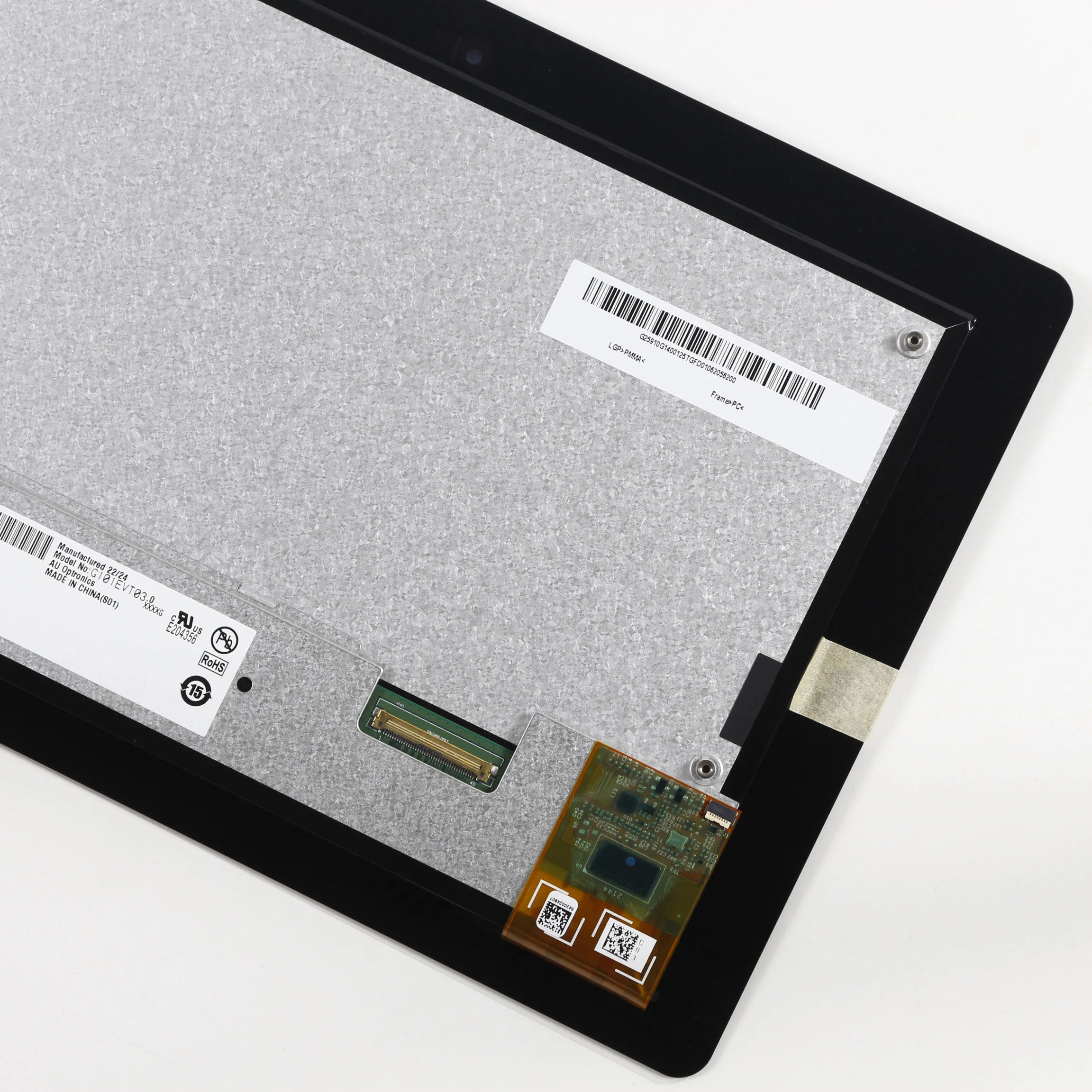 شاشة عرض LCD أصلية جديدة G101EVT03.0 مقاس 10.1 بوصة مع محول رقمي لشاشة لوحة اللمس #4