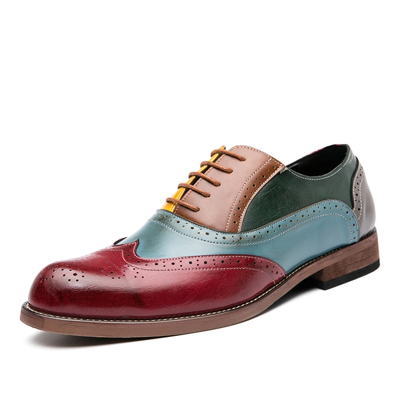 

Men's Leather Shoes Wedding Casual Comfortable and Fashionable Dress Shoes Formal Business Men's Office Shoes Botas Para Hombre