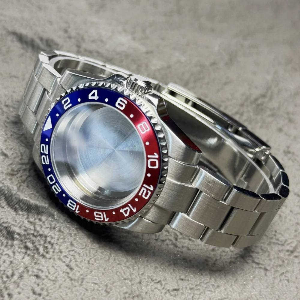 40mm-200m-impermeabile-nh34-nh35-nh36-cassa-dell'orologio-accessori-per-oyster-band-sub-watch-maker-120-clic-bgw9-blu-lume-lunetta