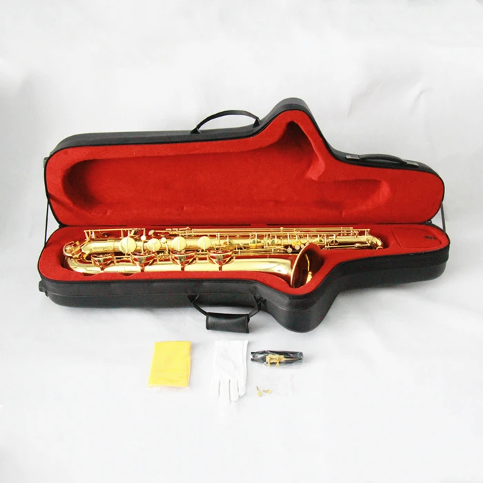 

Yellow Brass Made Gold Lacquer Eb Flat Baritone Saxophone