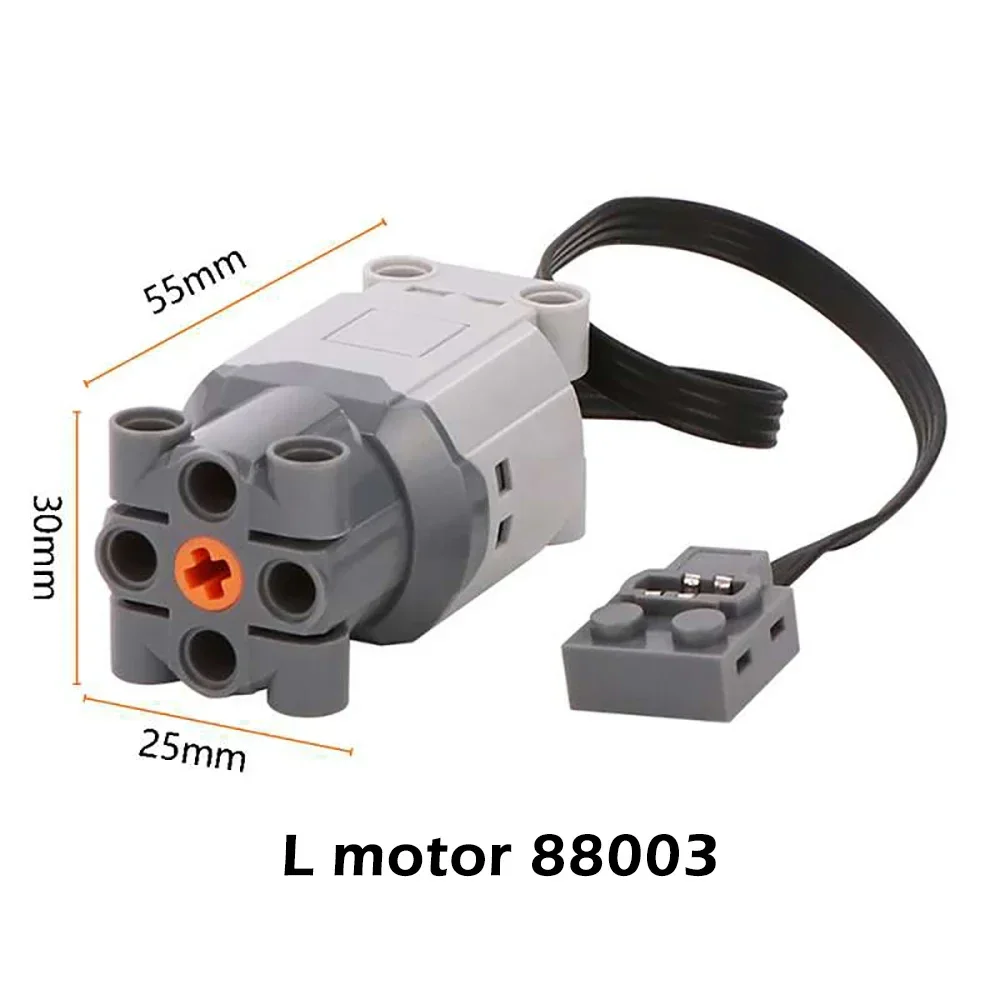 MOC Power Functies Servo Treinmotor Accubak Schakelaar Licht IR Afstandsbediening Ontvanger Technische onderdelen Set Bouwstenen