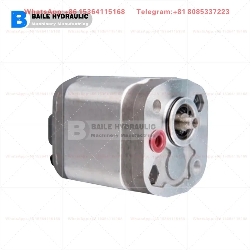 Bidirectional Rotary Gear Pump Small Displacement Hydraulic Oil Pump For Mini Positive Reverse Hydraulic System Spare Part