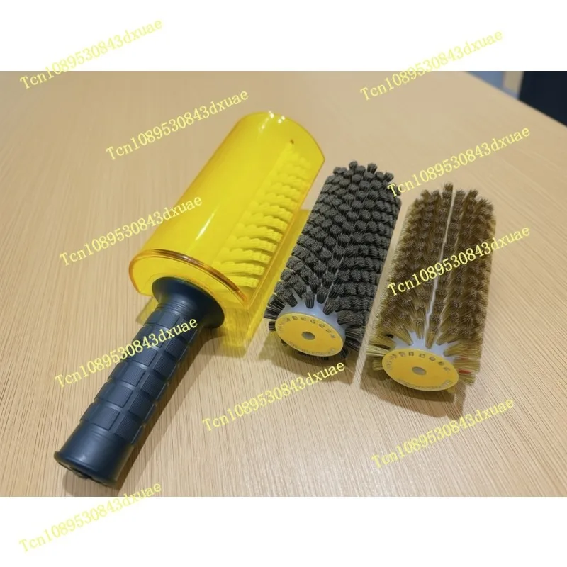 Snowboard waxing maintenance set, professional polished roller brush, including nylon/horsehair/copper wire brush, one-stop