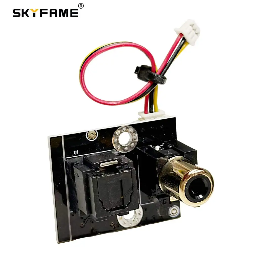 SKYFAME Spdif Expansion Module For FYTTEK Car Android Radio Fiber Optic Audio Module