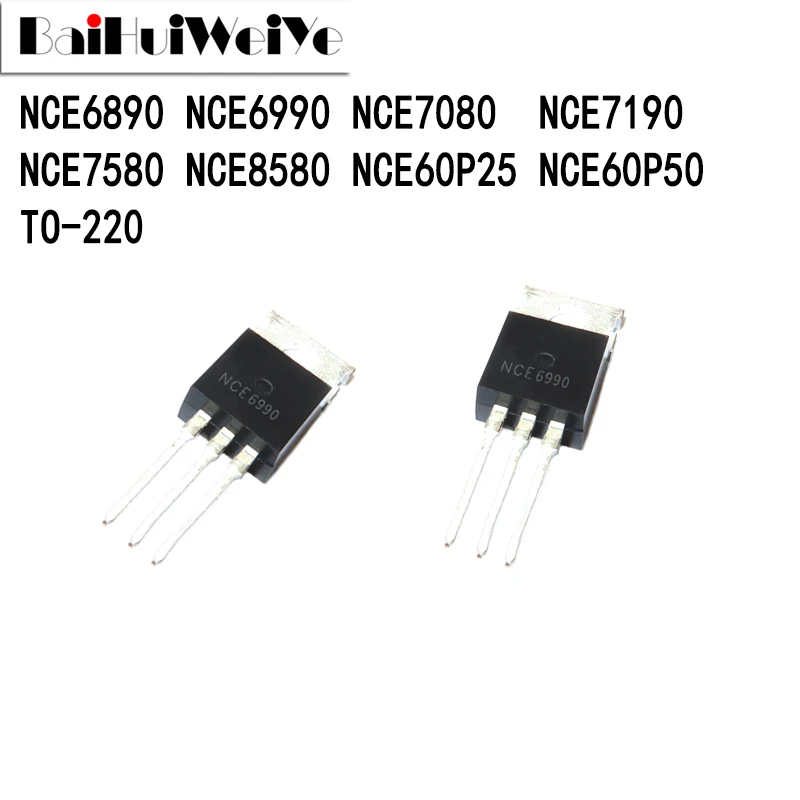 10PCS NCE60P25 NCE60P50 NCE6890 NCE6990 NCE7080  NCE7190 NCE7580 NCE8580 New Good Quality Chipset