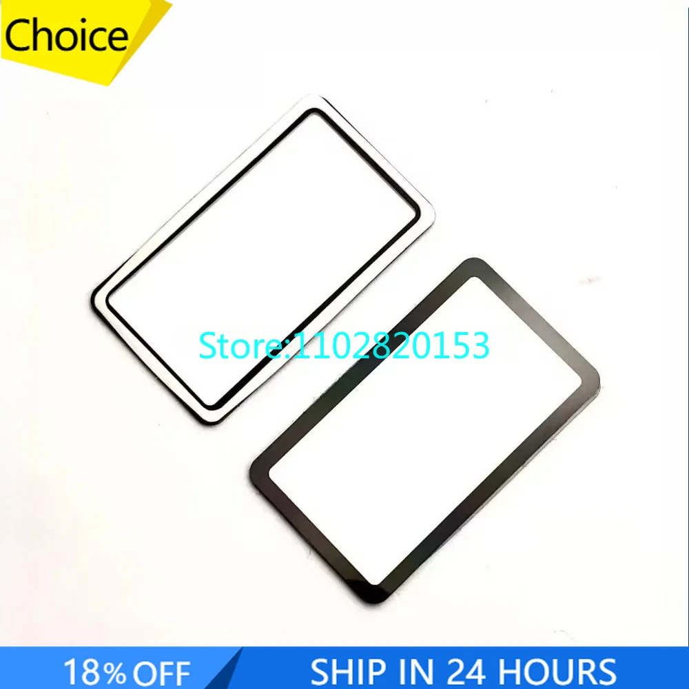 

New Top Cover Small Protective LCD Display Screen Outer Window Glass for Nikon EOS D80 Camera Repair Parts + Tape