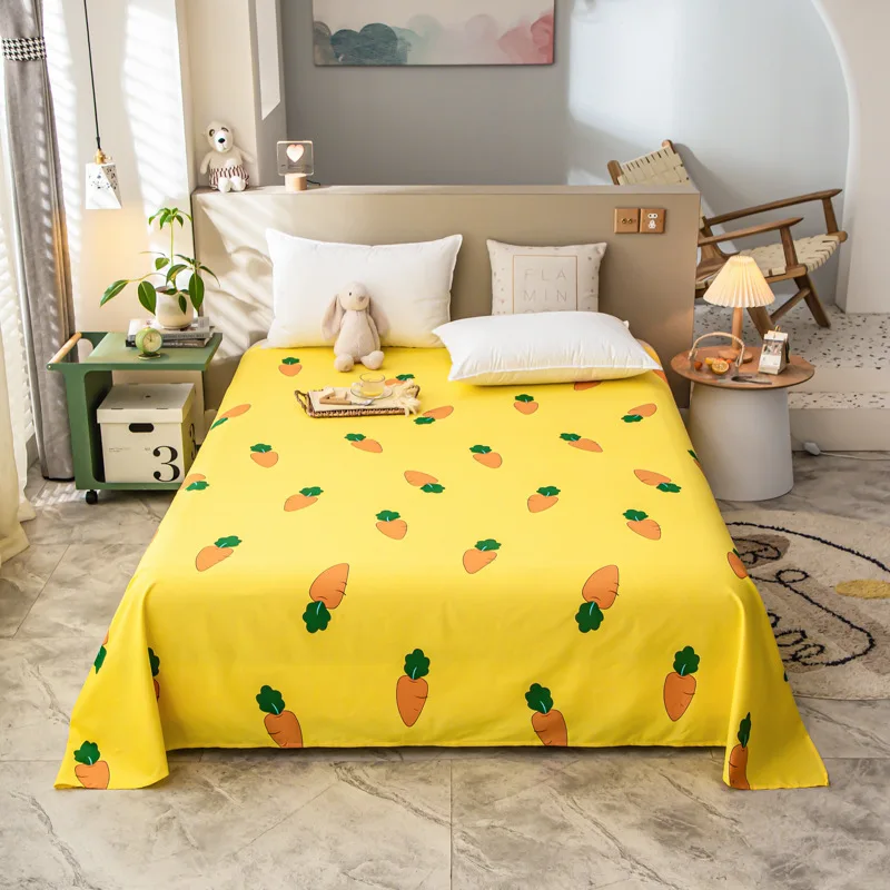 New Cotton Spring And Autumn Single Double Bed Sheet Student Dorm Bedding Pick Up WeChat Business Group Purchase