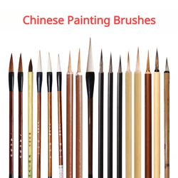 Ensemble de pinceaux de peinture de paysage chinois, stylo d'écriture, aquarelle, lettrage, pinceau de calligraphie, outils de peinture pour étudiants