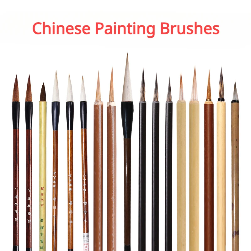 Chinese Painting Brushes Set Landscape Painting Writing Pen  Watercolour Lettering Calligraphy  Brush Students Painting Tools