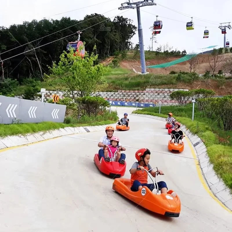 Adventure Park Equipment Mountain Slides Roller Coasters Amusement Park Thrill Ridge Runners Sleigh Track Rides