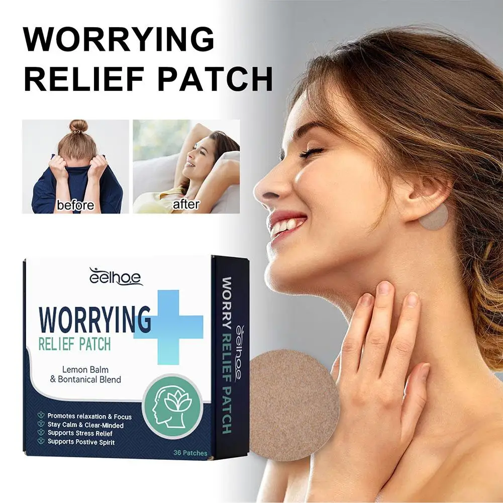 36pcs Insomnia Treatment Relieve Anxiety Decompression Headache Neurasthenia Soothing Plasters Body Relaxing Help Sleeping Patch