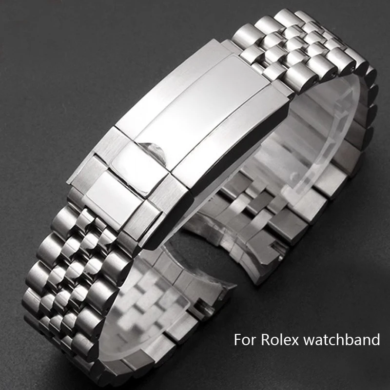 Cinturino per orologio Jubilee in acciaio inossidabile 904 per Rolex NH34A 40MM GMT Orologio da polso meccanico Bracciale di lusso Parti Accessori 20mm