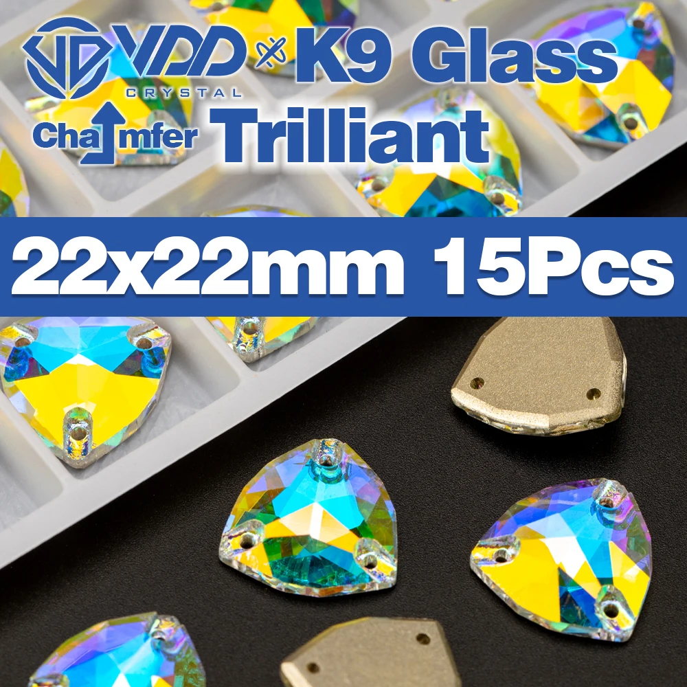 VDD Fase AAAAA Top Qualität K9 Glas Nähen Auf Strass Nähen Kristall AB Flatback Stein Für Kleidung Zubehör Hochzeit Kleid – Detail 13