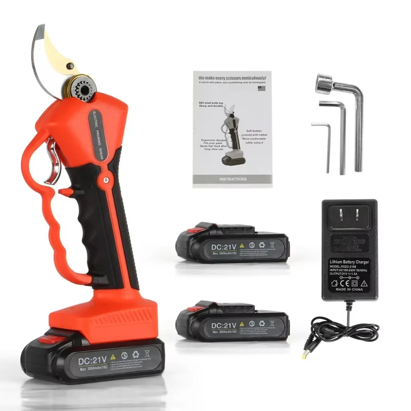 21V 32mm Lithium Battery Powered Cordless Electric Pruning Machine